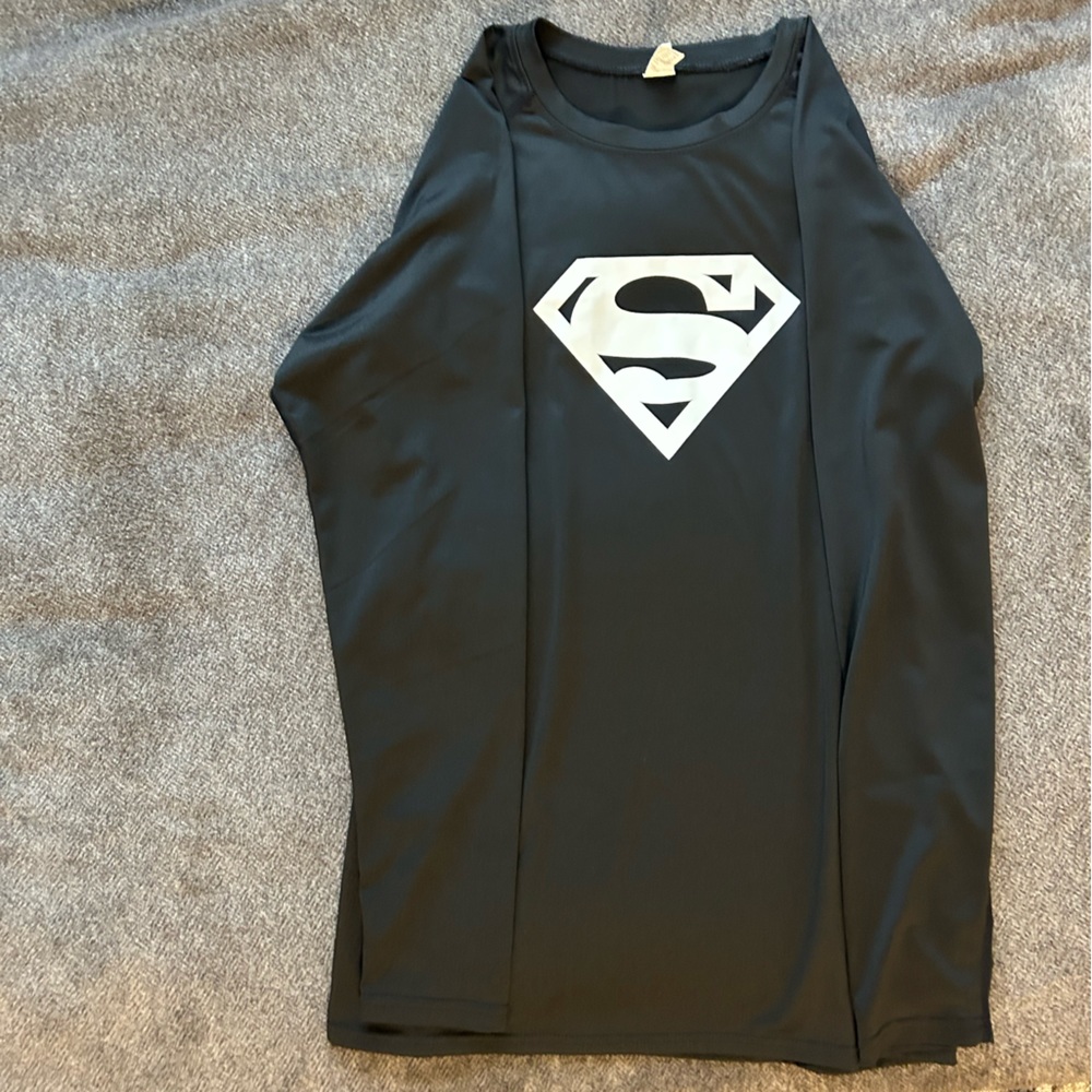 Super Man Long Sleeve Compression Shirt